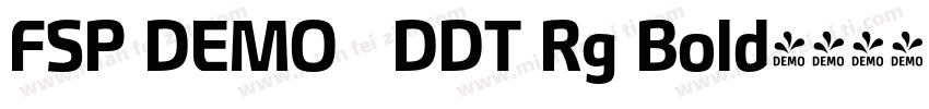 FSP DEMO   DDT Rg Bold字体转换
